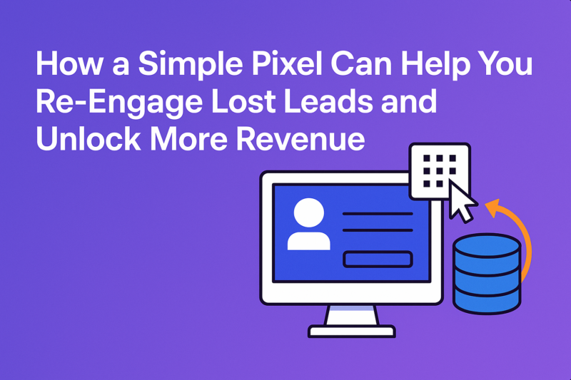 How a Simple Pixel Can Help You Re-Engage Lost Leads and Unlock More Revenue